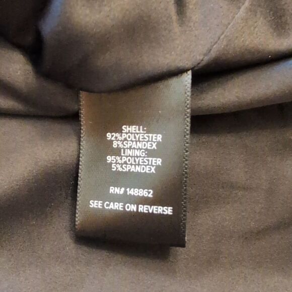 NWT Torrid Sequin Button Front Blazer Plaid blue black satin interior size L - Picture 8 of 14